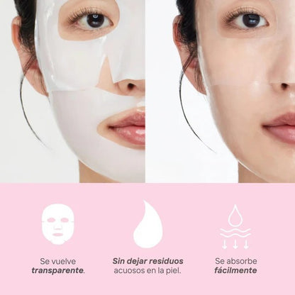 Mascarillas Facial BIO-COLLAGEN 5 Unidades - Elimina Arrugas